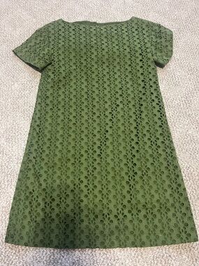 kate spade Olive Green Eyelet Mini Dress